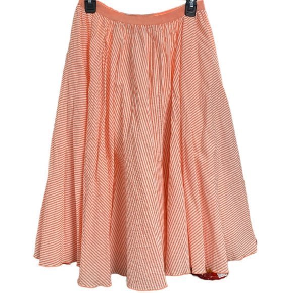 EUC Comme Tol Striped A-Line Skirt - Picture 2 of 10
